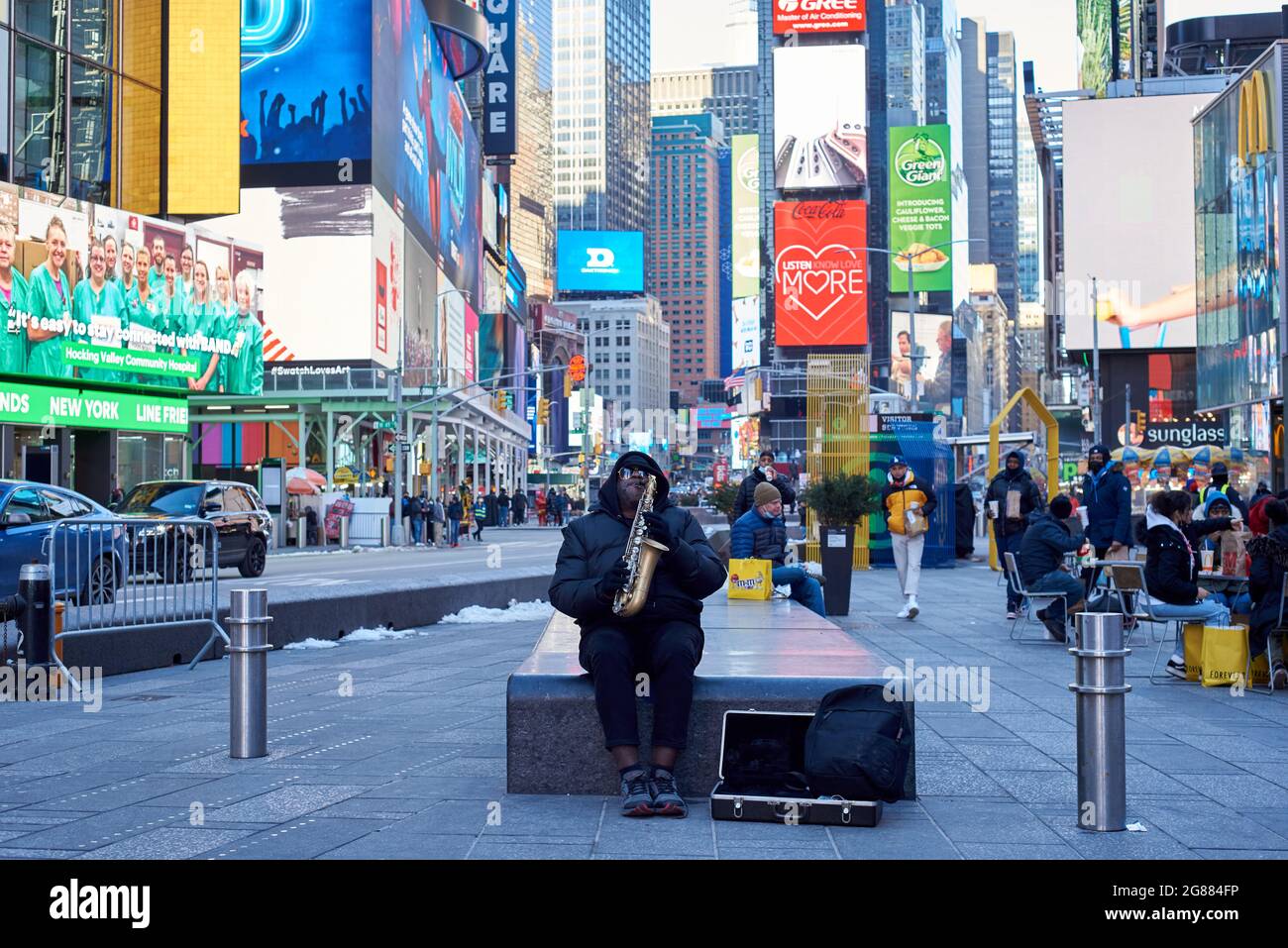 Street Photography of New York City, the people, the streets and the environment Stock Photo