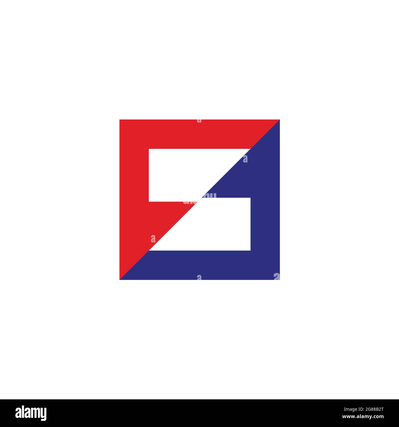 letter s colorful square round arrows geometric colorful logo vector Stock Vector