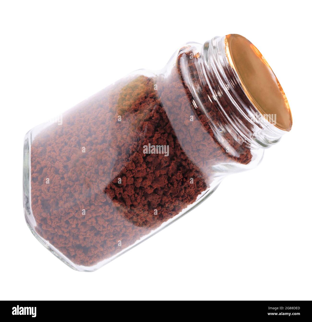 Jar of Instant Coffee Isolated Stock Photo - Alamy