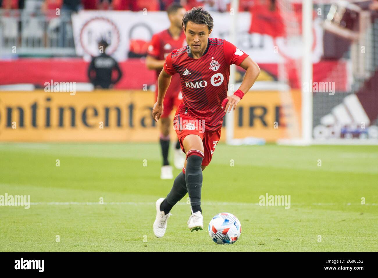 Toronto, Canada. 17th July, 2021. Tsubasa Endoh (31) in action during