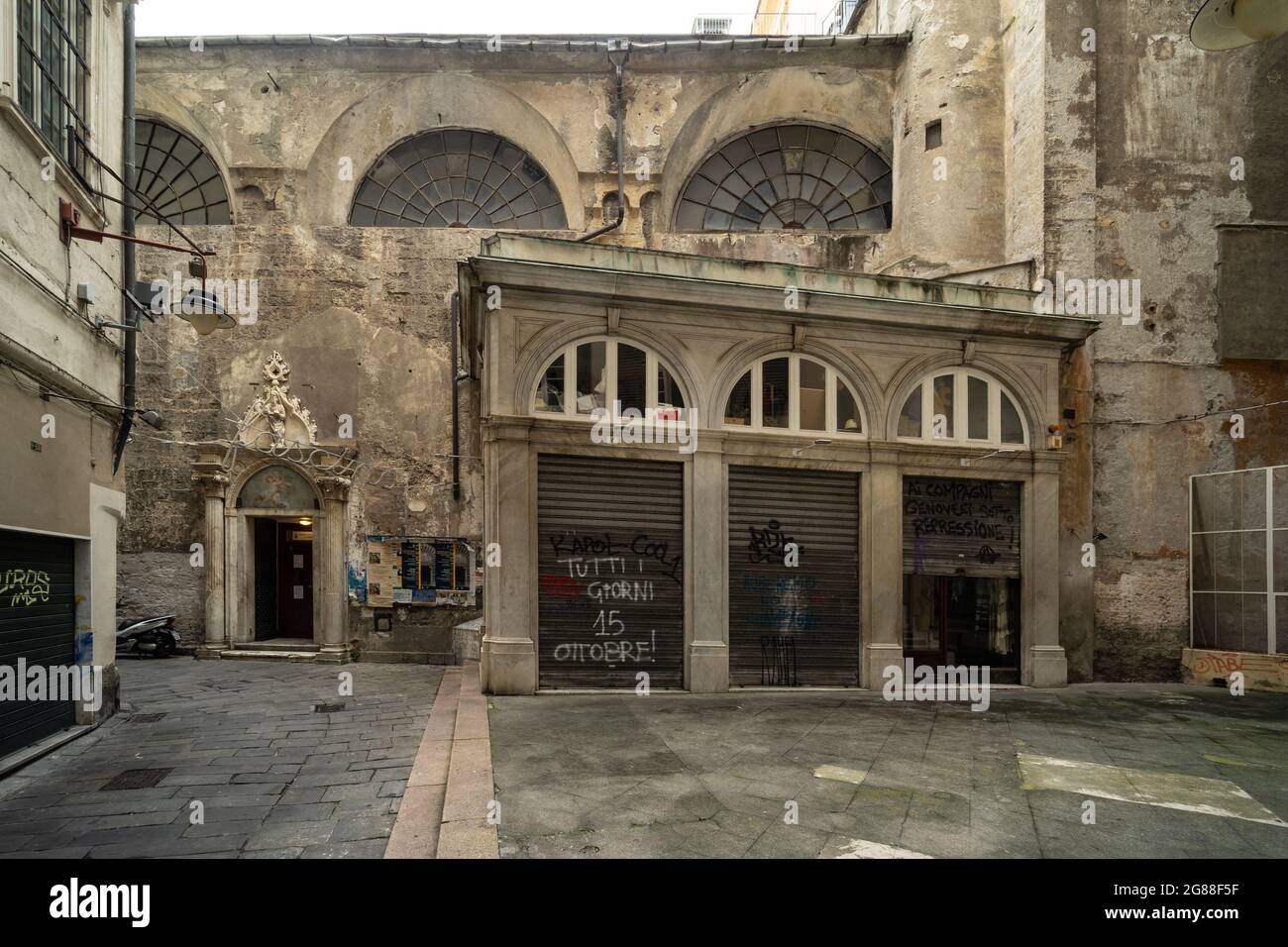 Genoa, Italy, historic centre Stock Photo