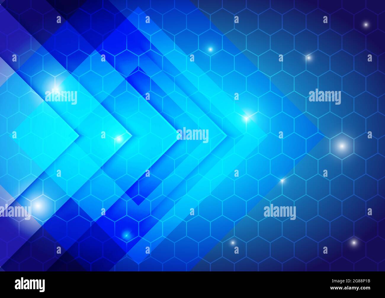 Abstract luxury background. Blue pattern hexagon shapes design. Modern  vector illustrator Stock Vector Image & Art - Alamy