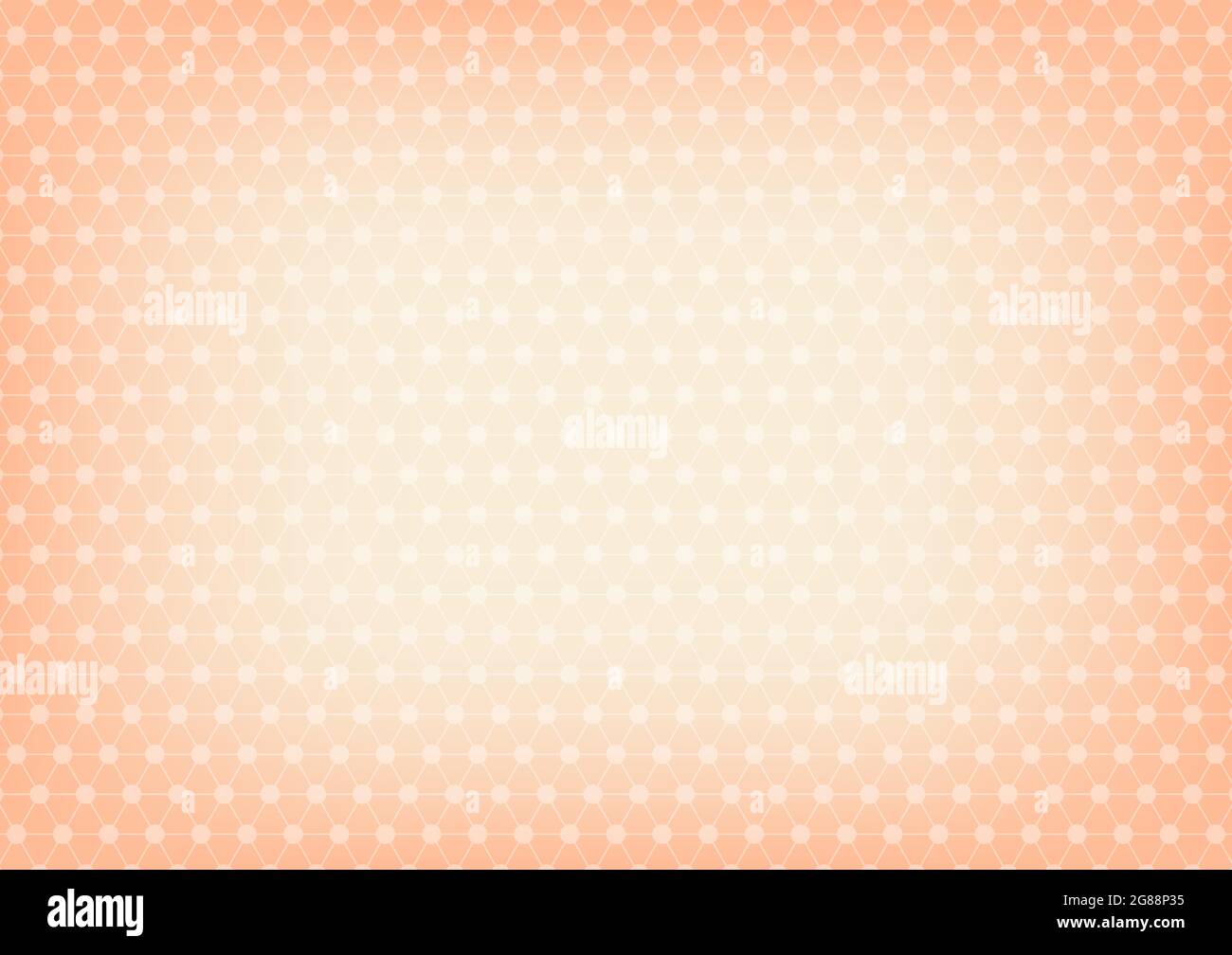 Abstract hexagon background. dots and lines connection. Pattern geometric shape. Pastel color screen Stock Vector