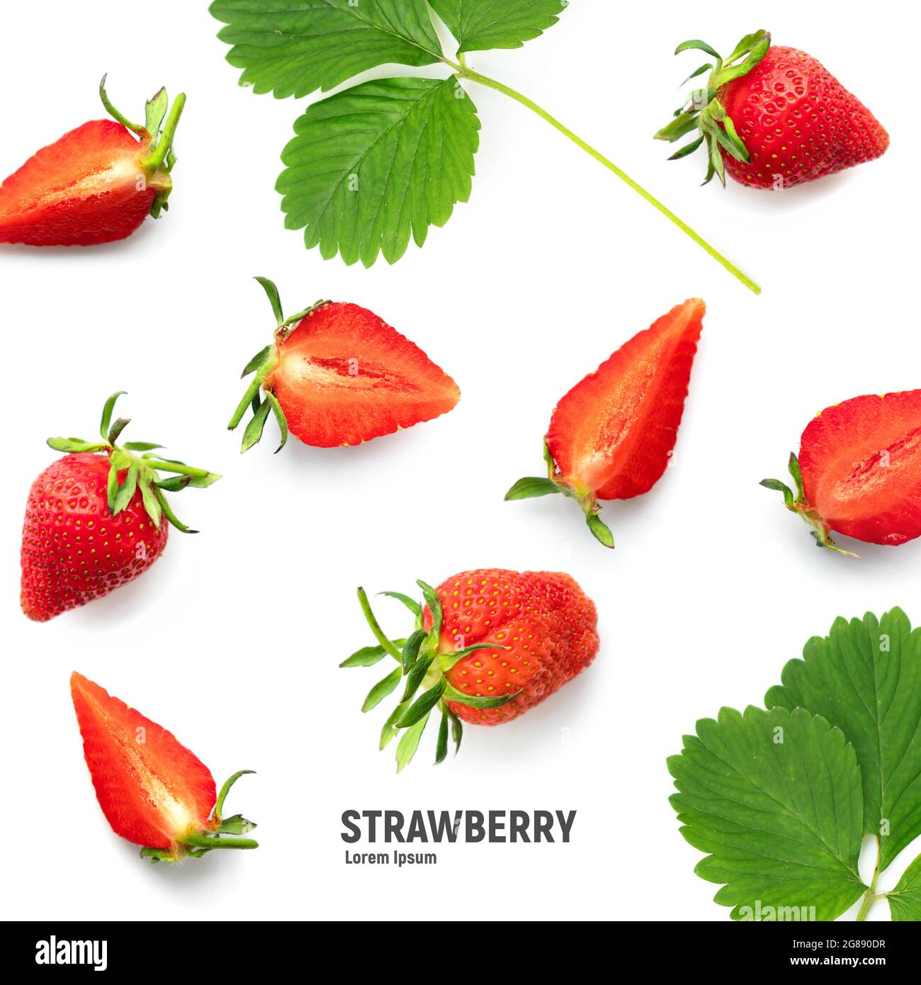 Several juicy ripe strawberries hi-res stock photography and images - Alamy