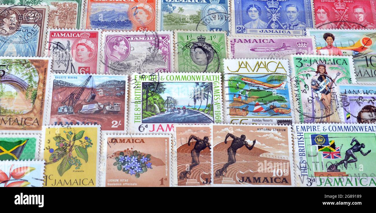 Postage Stamp Jamaica High Resolution Stock Photography and Images Alamy