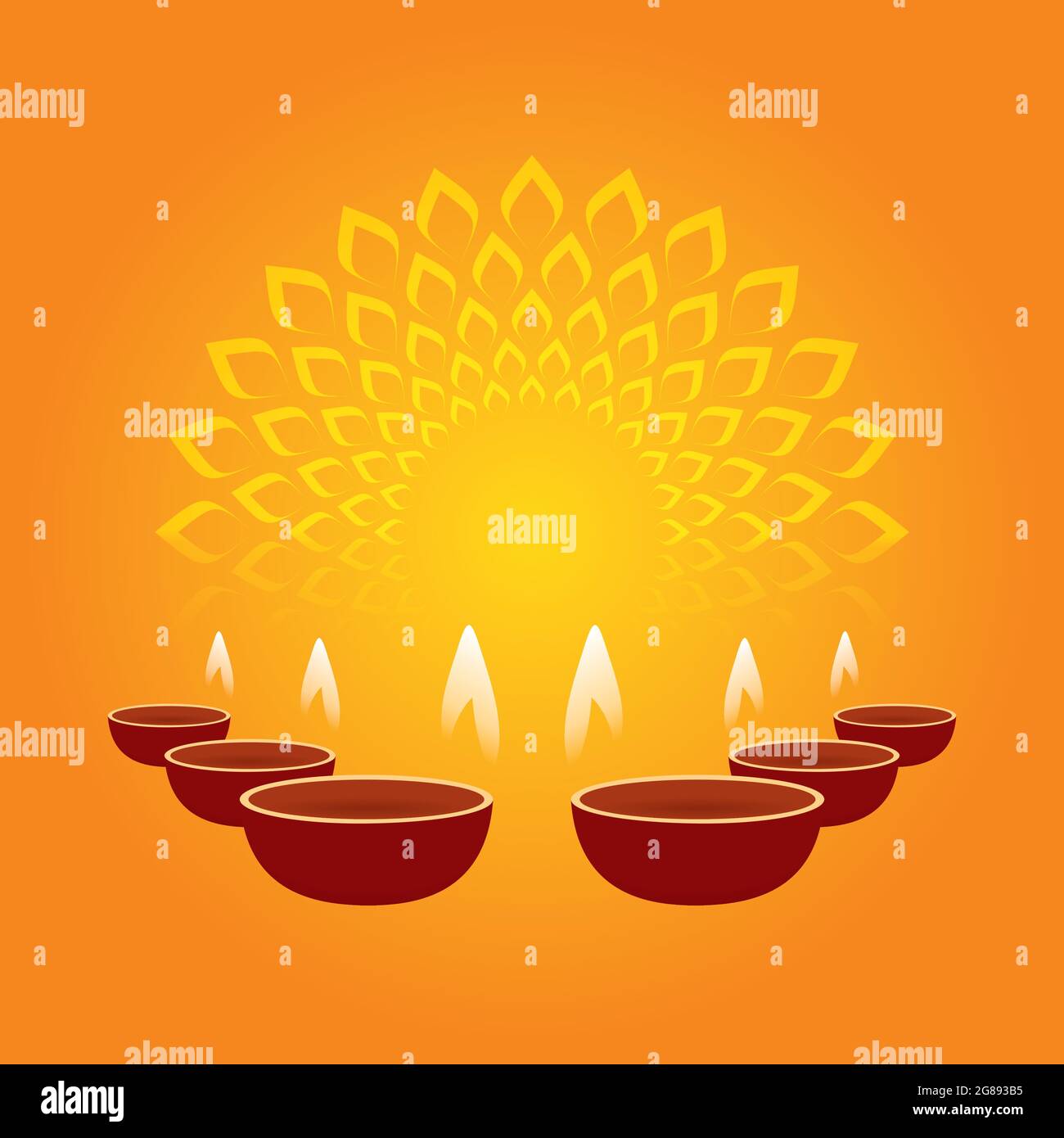 Indian Festival EPS File Background. Stock Vector
