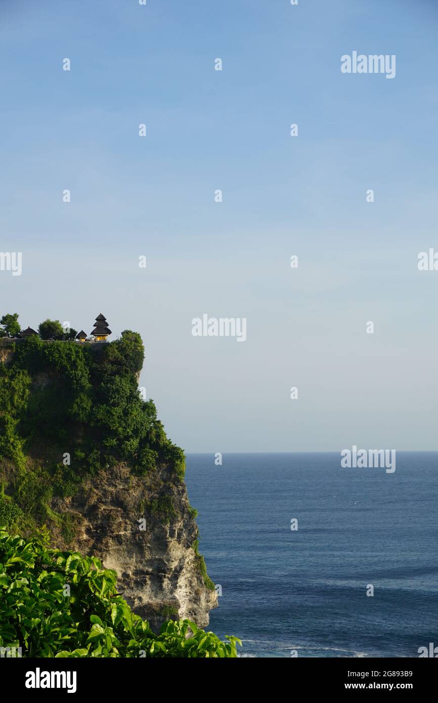 The Temple on the Cliff Stock Photo