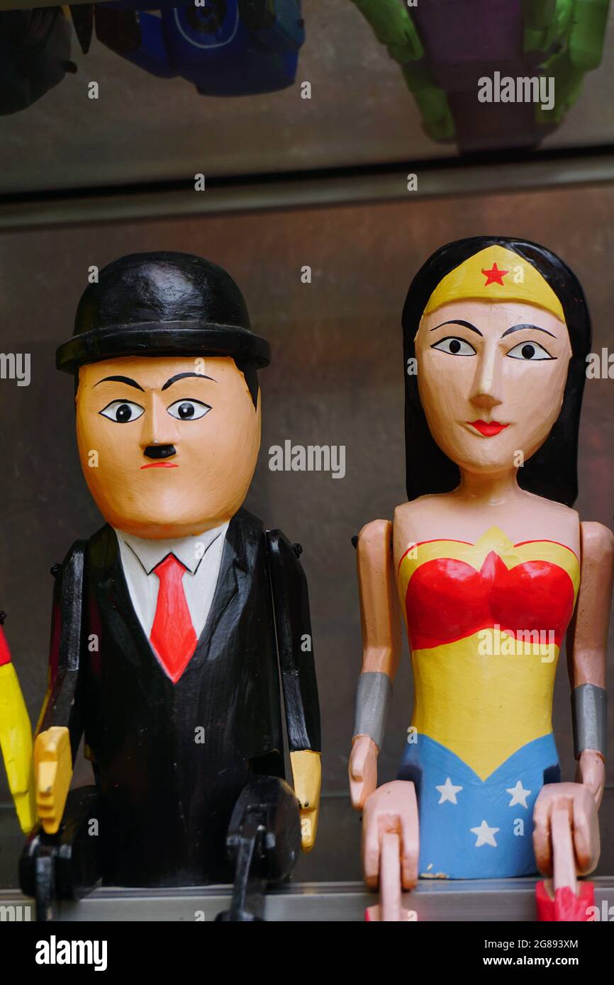 Toys of Famous Characters 2 Stock Photo Alamy