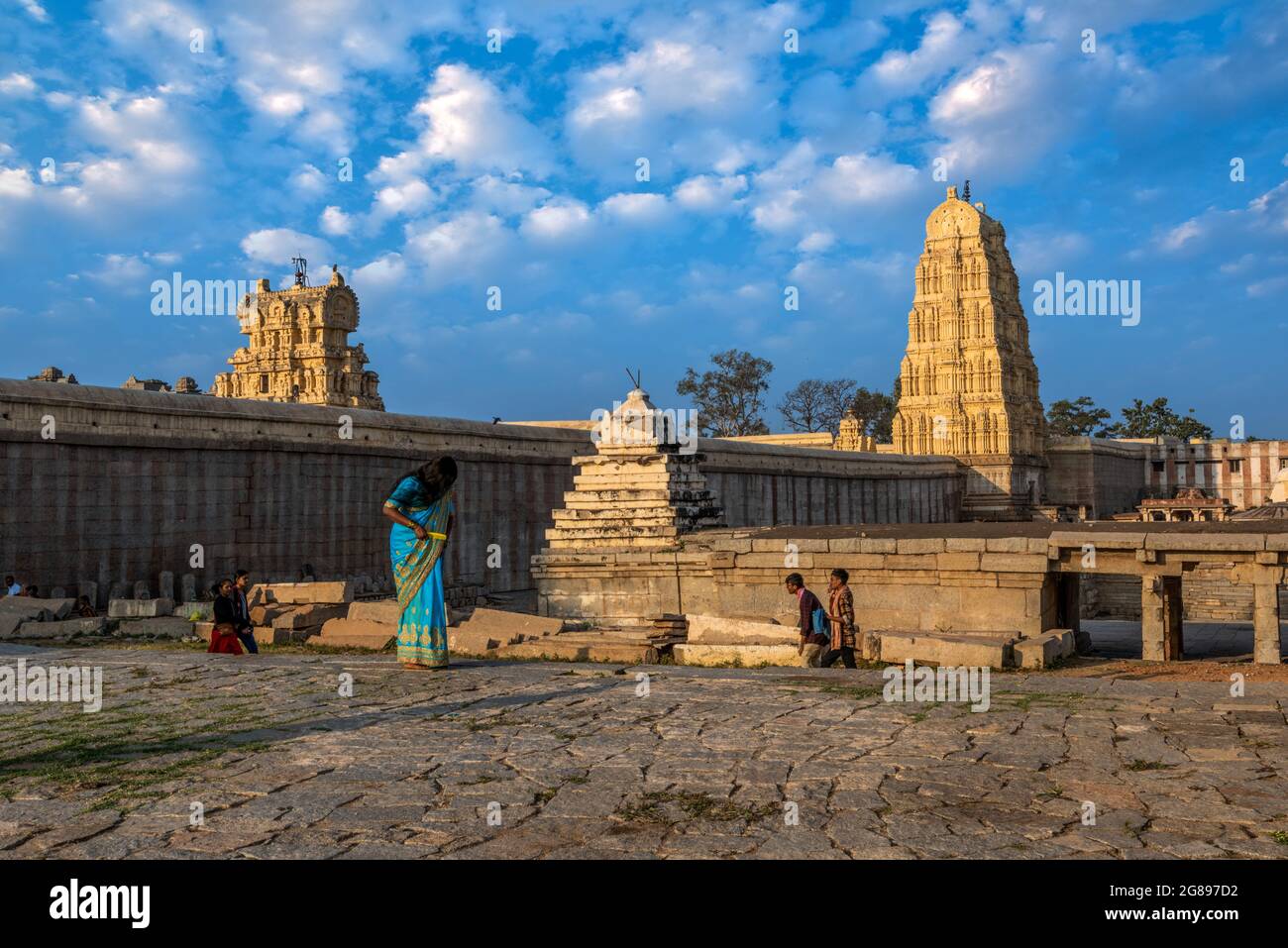 Hampi, Karnataka, India - January 12, 2020 : Stunning view at Sree  Virupaksha Temple, located in the ruins of ancient city Vijayanagar at Hampi,  it is Stock Photo - Alamy