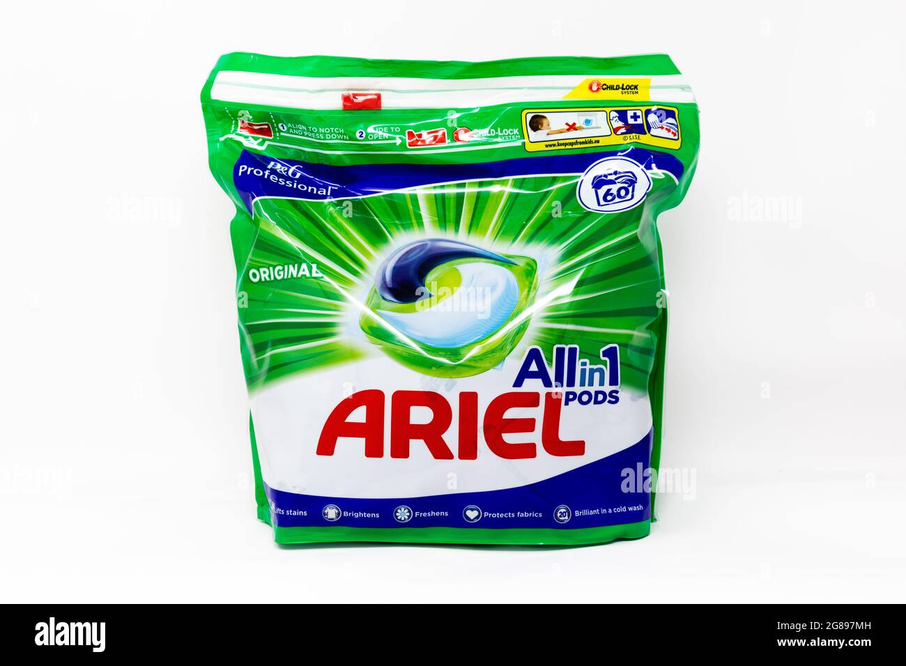 Ariel All In One Pods Stock Photo