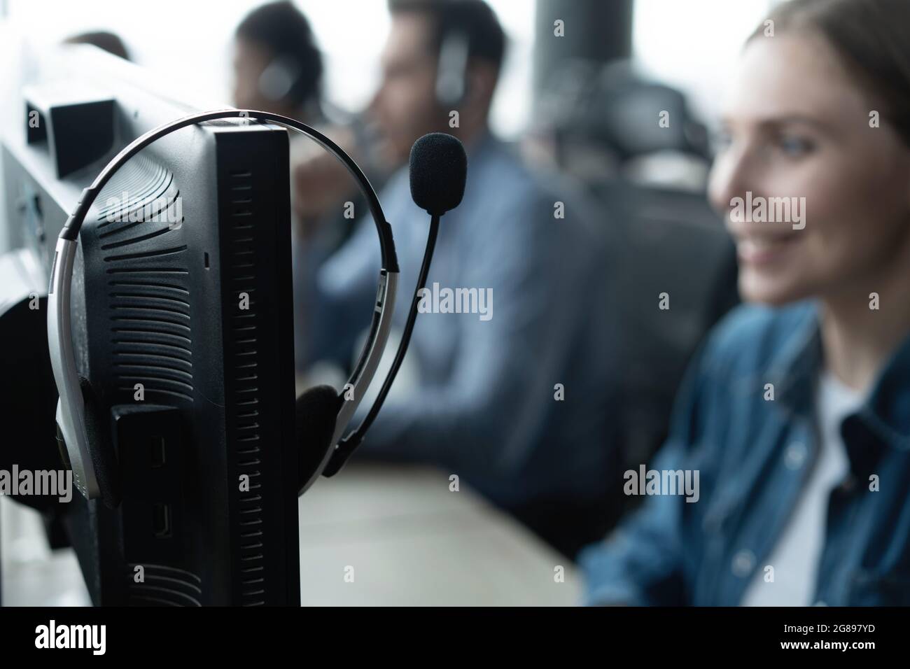 Communication support, call center and customer service help desk at ...