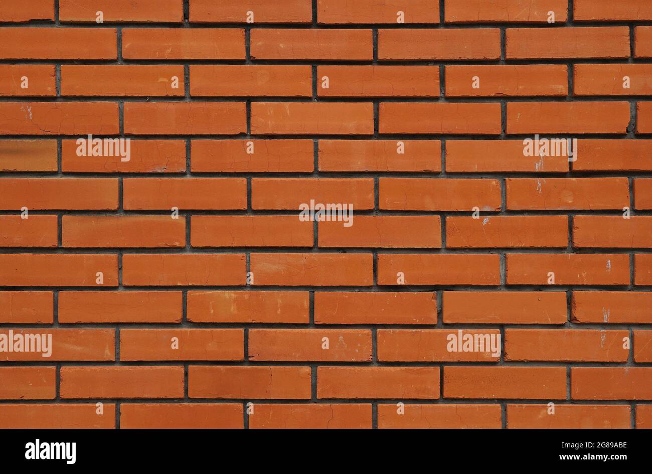 Red Orange Brick Wall For Background texture Stock Photo - Alamy