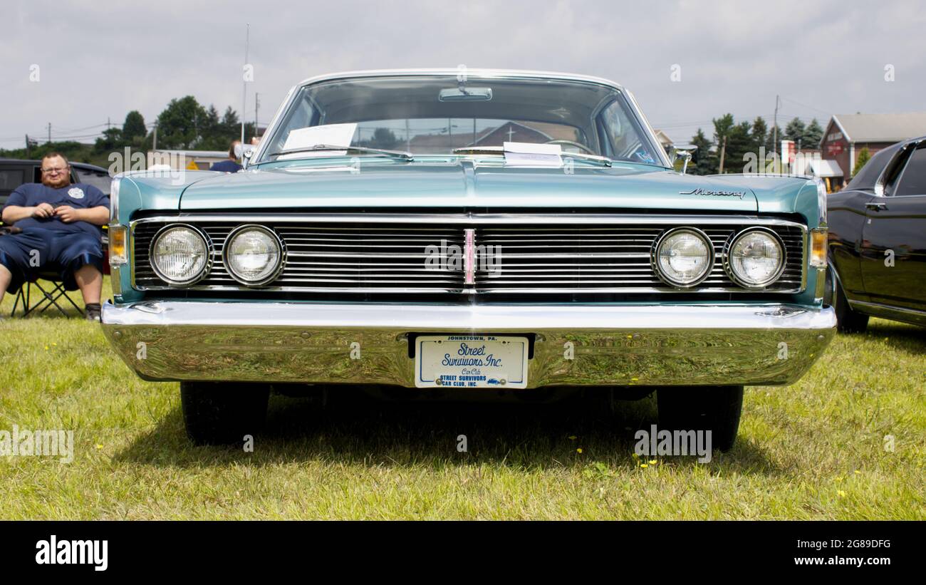 The Front End of a 1966 Mercury Stock Photo