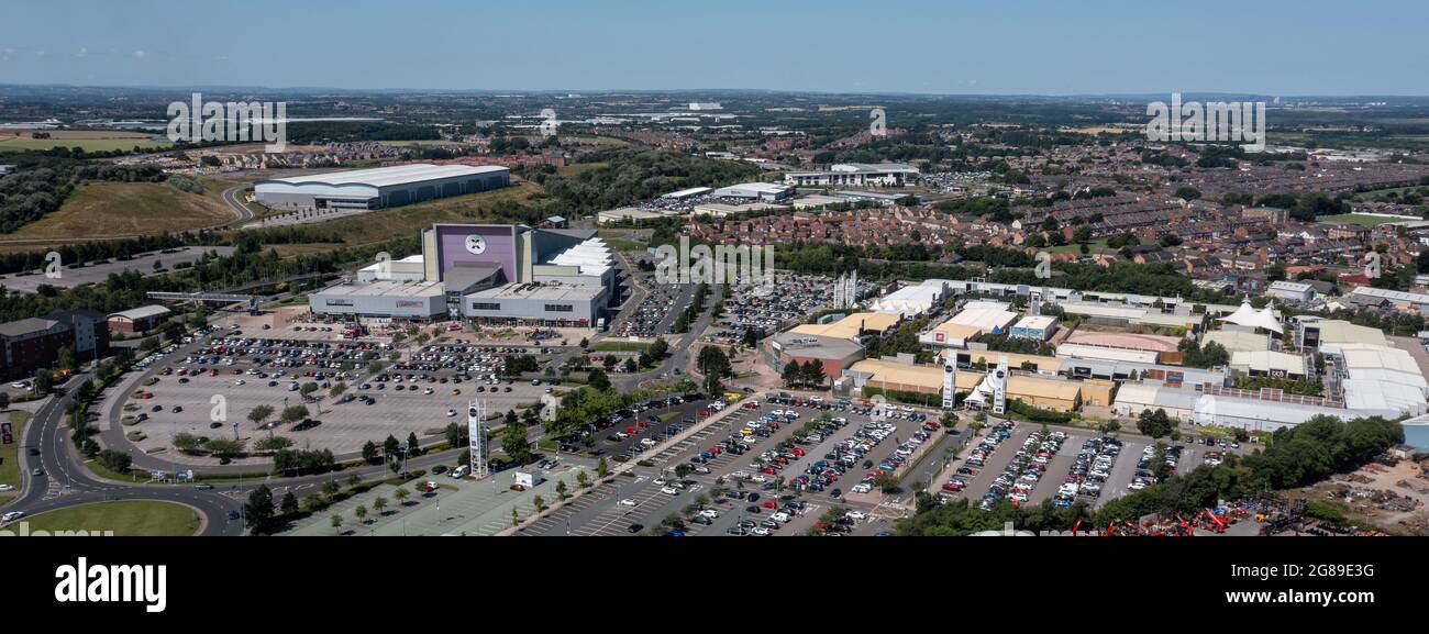 Xscape Castleford, West Yorkshire leisure and retail park, close to the