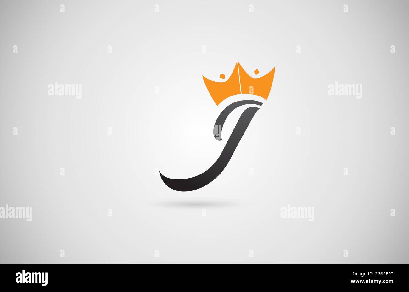 hand written J alphabet letter logo icon. Company business typography ...