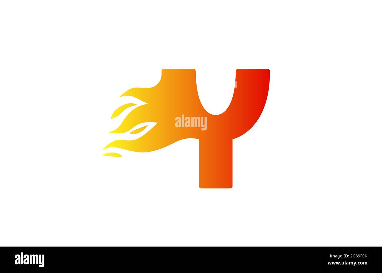 Fire Y Alphabet Letter Icon For Corporate Red Flames Design Suitable For A Company Logo Stock Vector Image Art Alamy