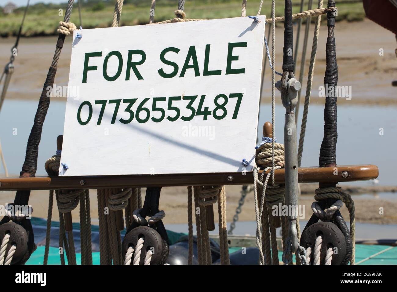 Off Grid/ Alternative Living Property Concept View of 'For Sale' sign