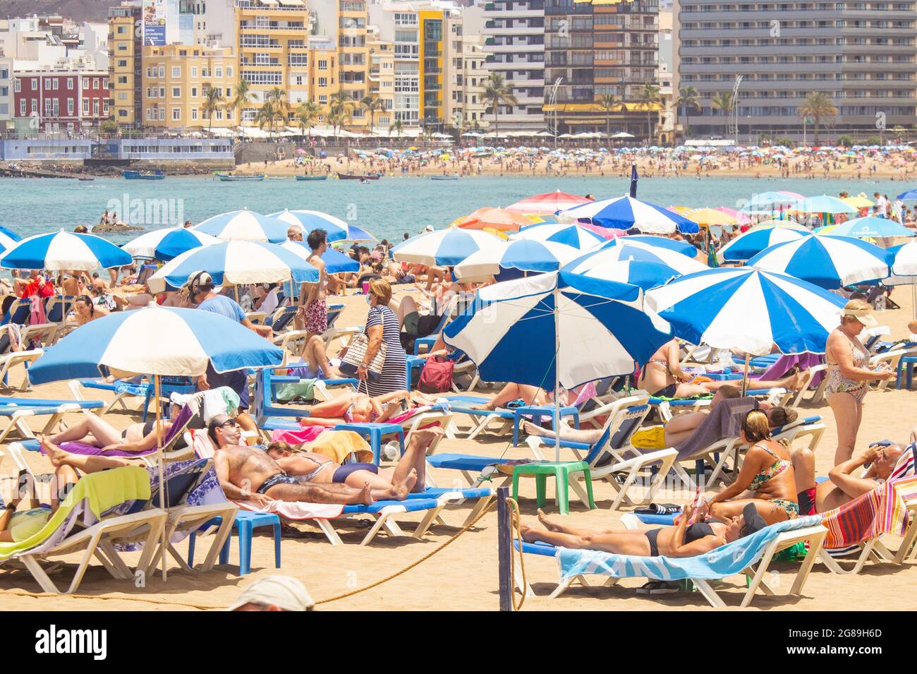 Las Palmas, Gran Canaria, Canary Islands, Spain. 18th July, 2021. A