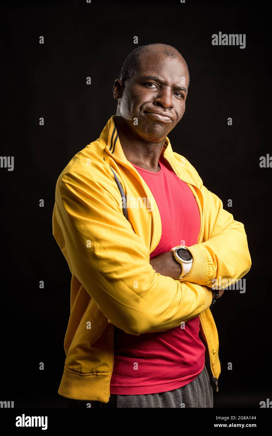 Bodybuilder crossed arms hires stock photography and images Alamy