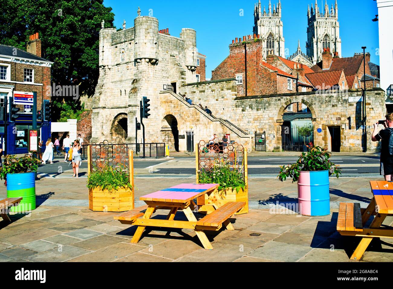 Bootham Bar, York, England Stock Photo Alamy