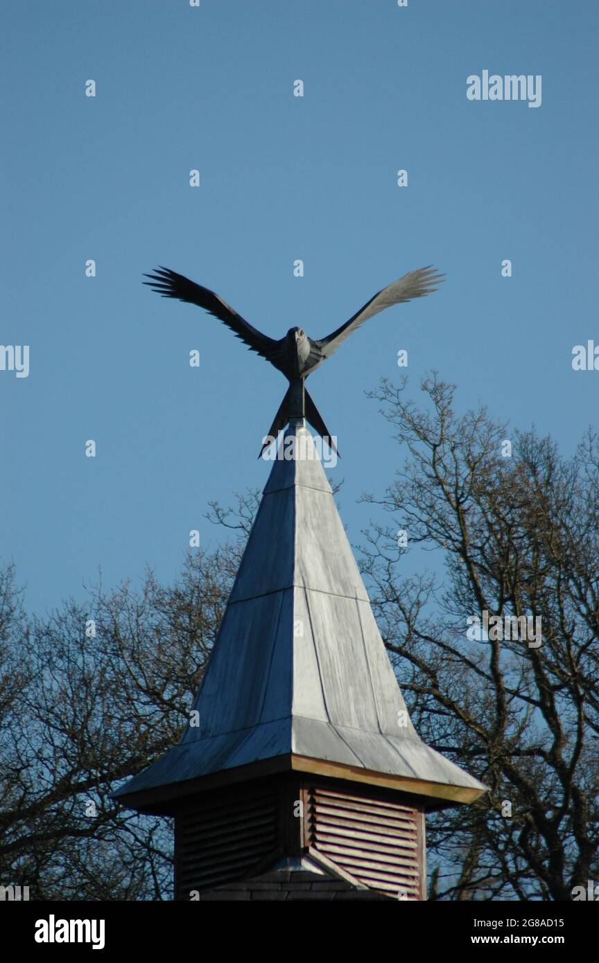 Red kite sculpture roof county hires stock photography and images Alamy