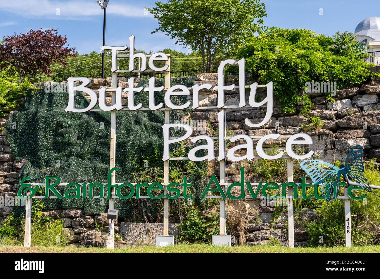 Branson, MO June 12, 2021 At the Butterfly Palace and Rainforest