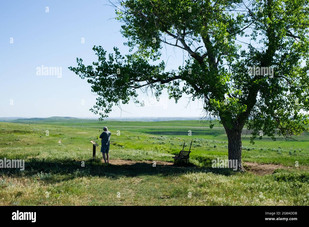 Fetterman massacre site, near Story, Wyoming. Stock Photo