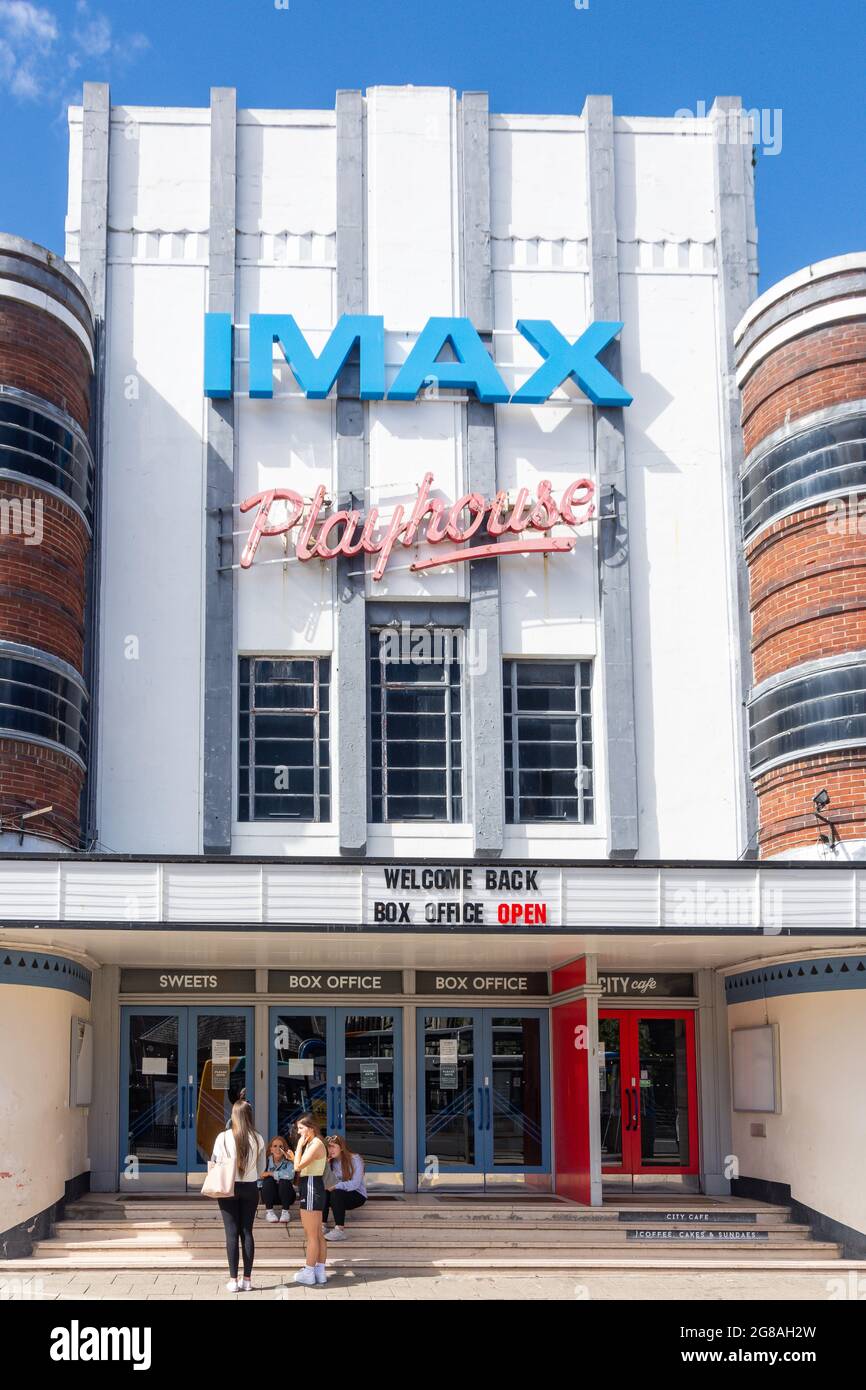 Imax cimema exterior facade architecture art deco perth playhous hires