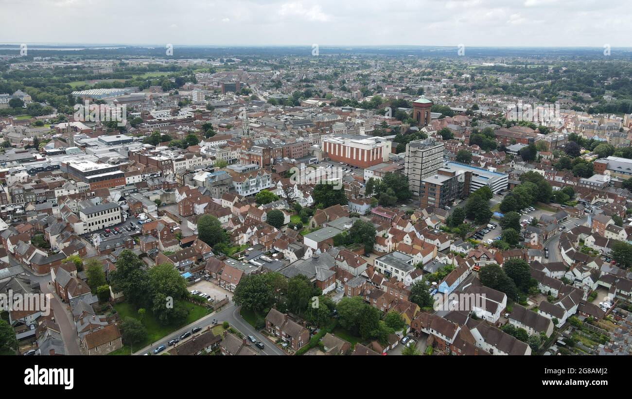 Colchester town centre high street hi-res stock photography and images