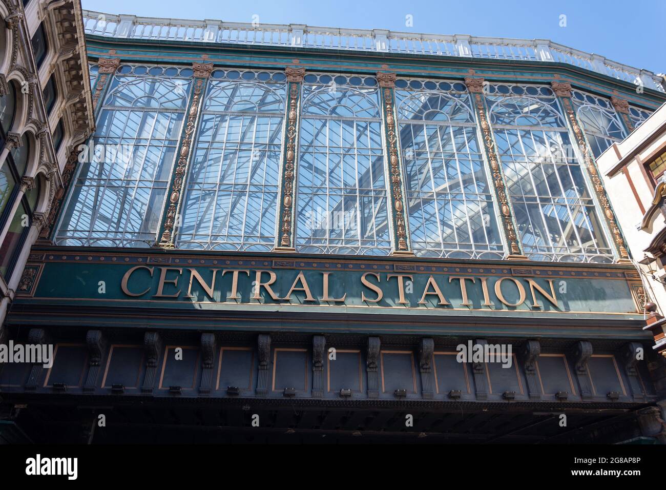 Glasgow Central Station, Argyle Street, Glasgow City, Scotland, United Kingdom Stock Photo