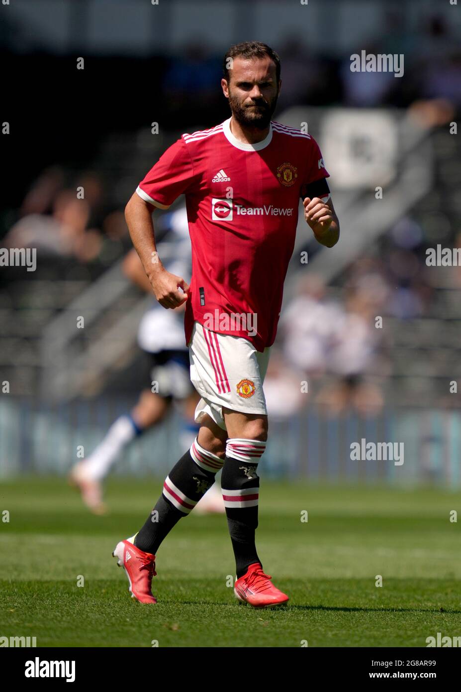 Manchester United's Juan Mata during the pre-season friendly match at Pride  Park, Derby. Picture date: Sunday July 18, 2021 Stock Photo - Alamy