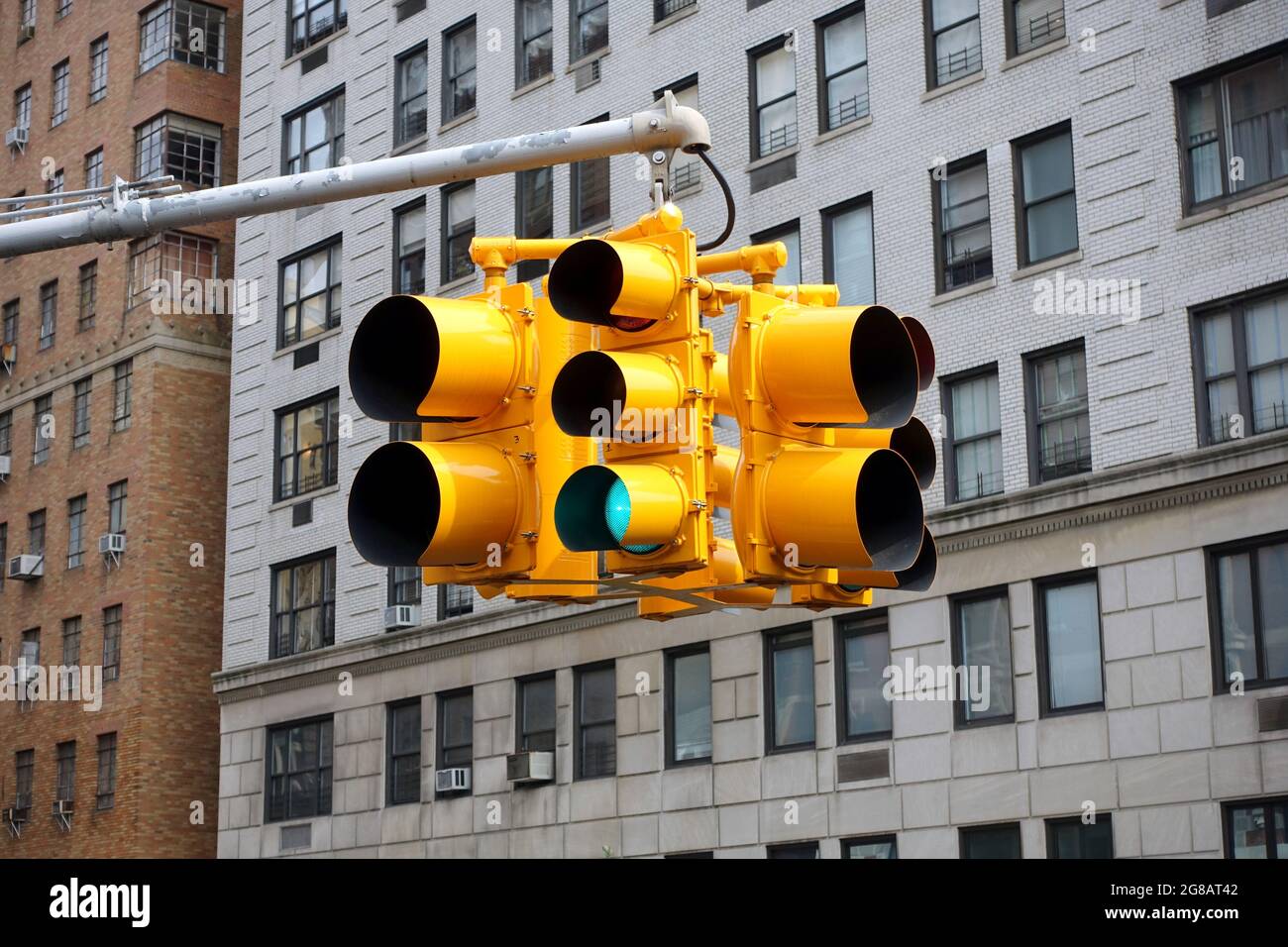 New York traffic light Stock Photo Alamy