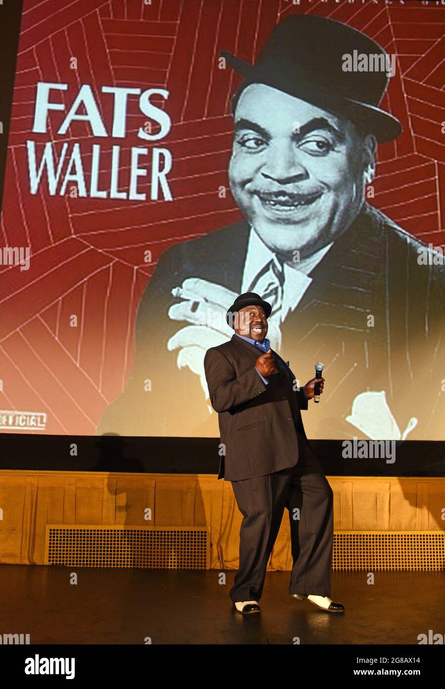 Atlanta, GA, USA. 18th July, 2021. Pastor Cain on stage for Atlanta