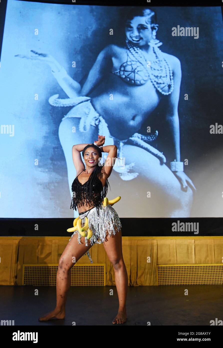 Atlanta, GA, USA. 18th July, 2021. Harrell on stage for Atlanta