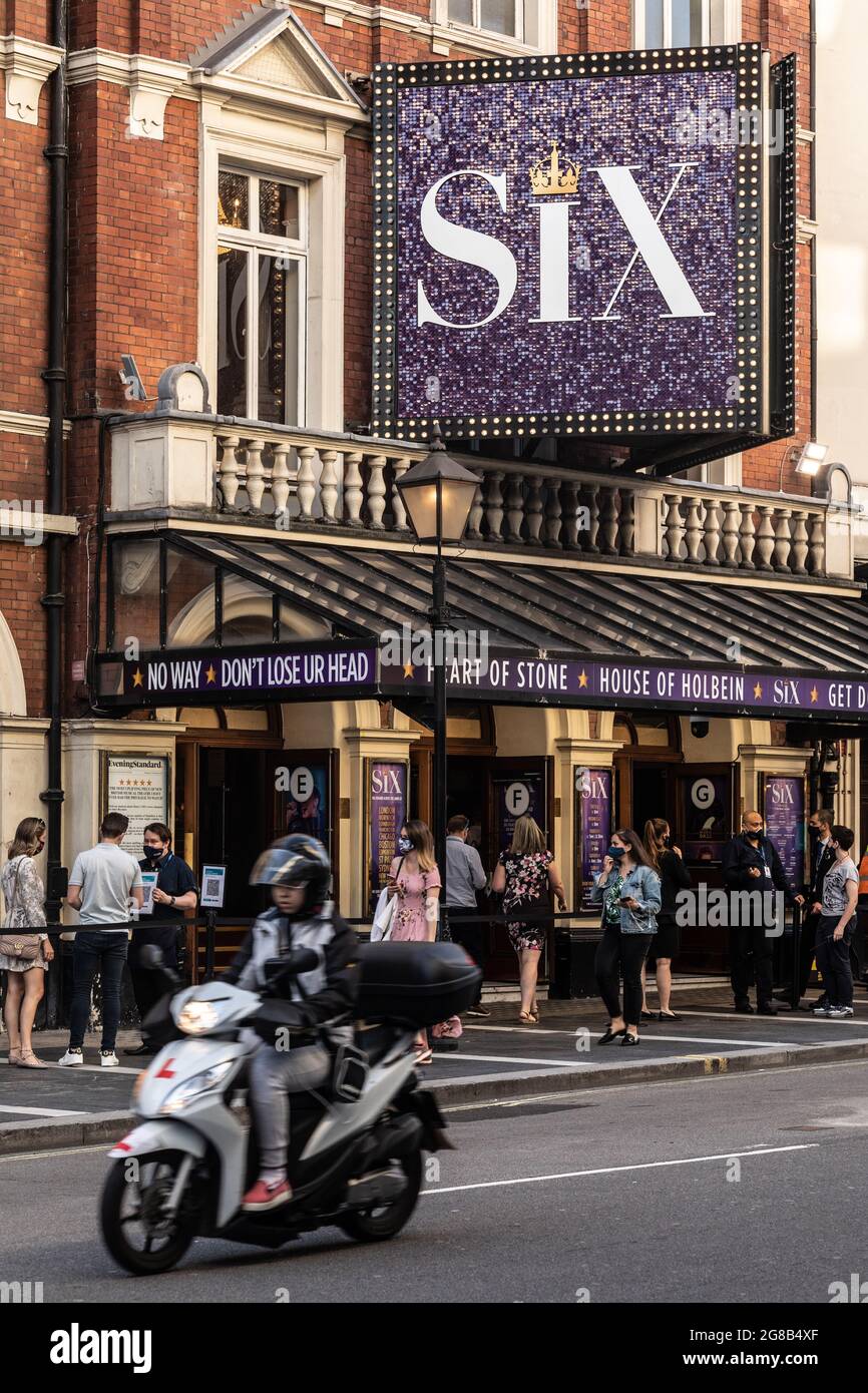 London Streets Leicester Square Stock Photo