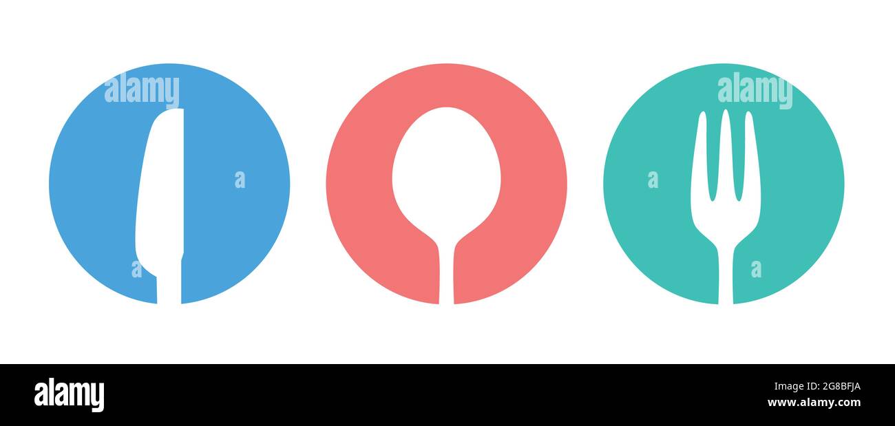 Spoon fork and knife besteck stock vector Stock Vector