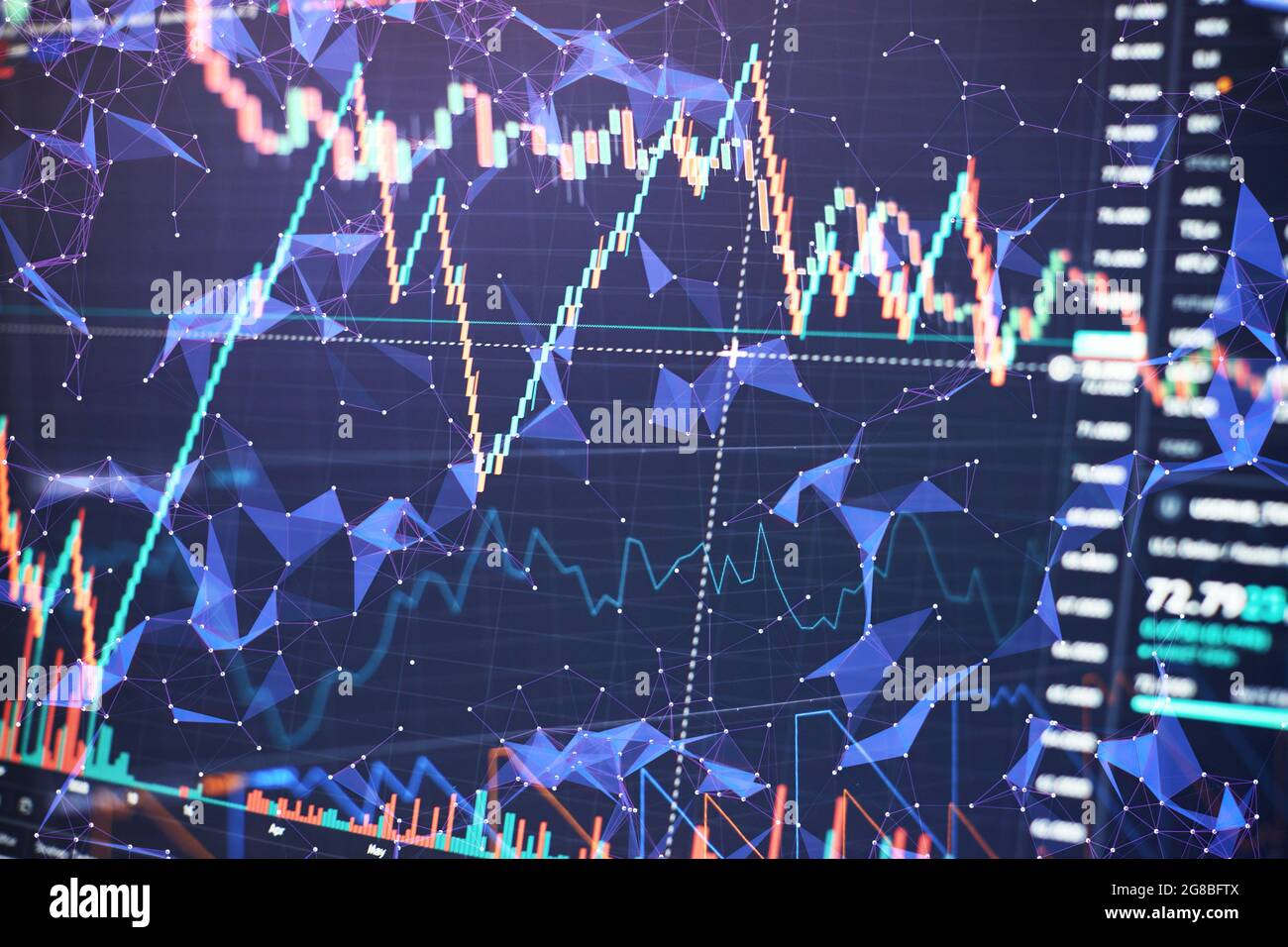 Fintech growth chart hi-res stock photography and images - Alamy