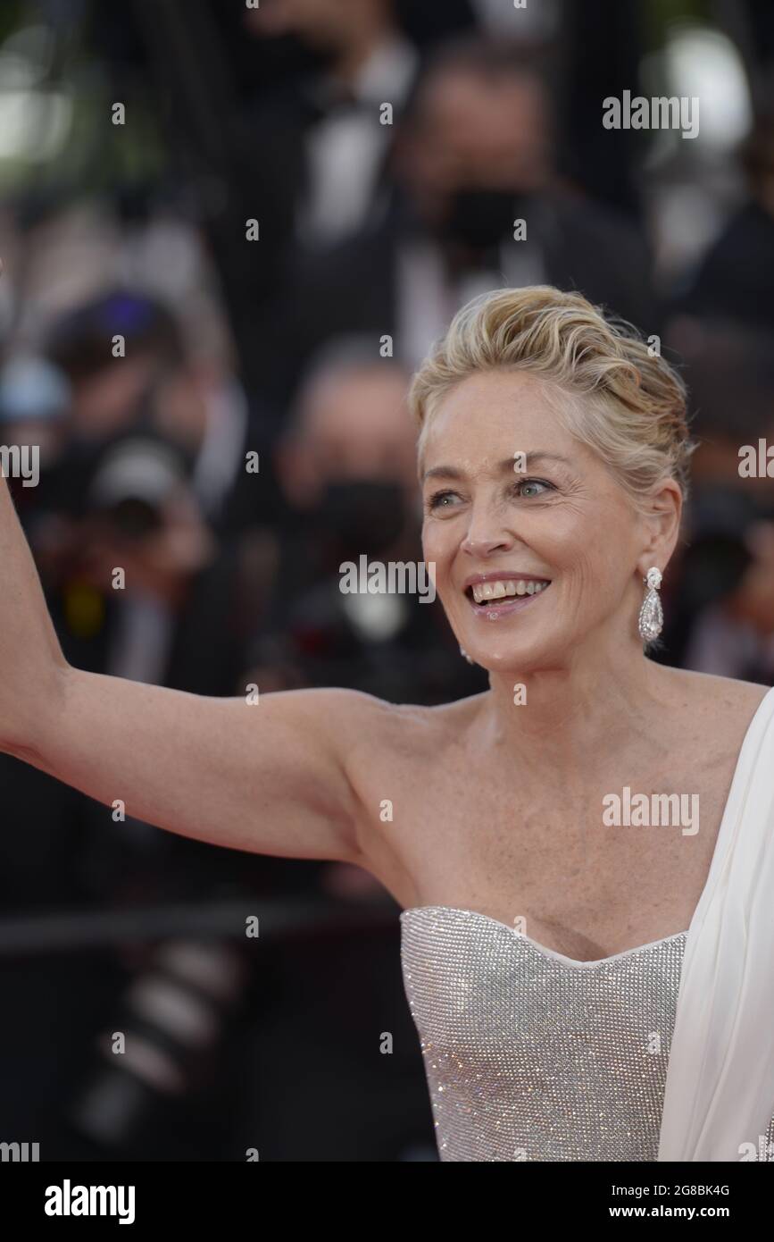 Sharon Stone attends the 74th Cannes Film Festival 2021 Stock Photo Alamy