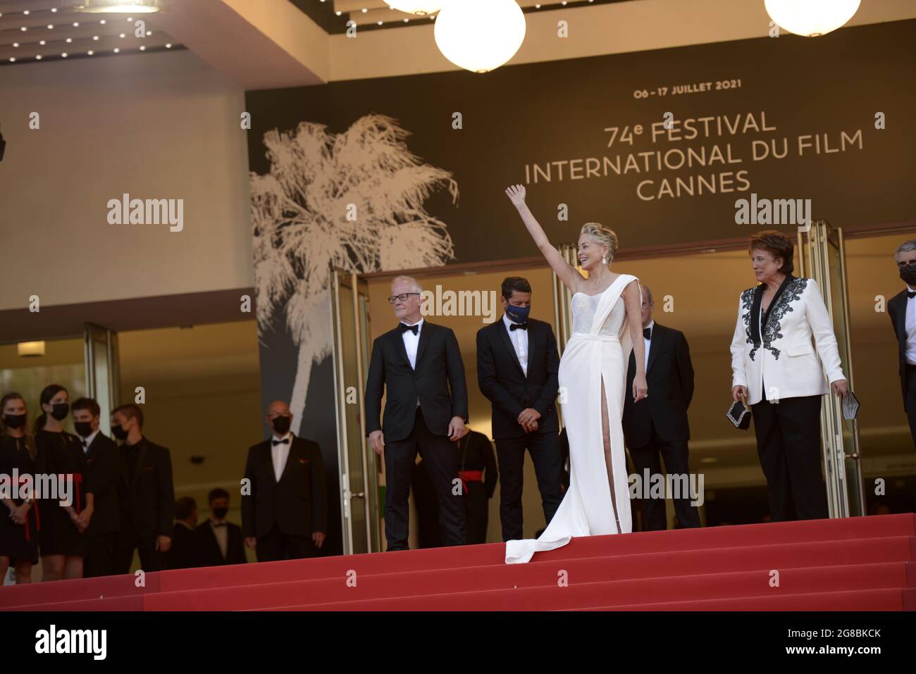 Sharon Stone attends the 74th Cannes Film Festival 2021 Stock Photo - Alamy