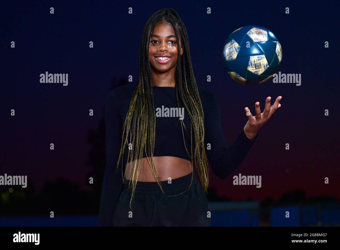 Van Nuys, United States. 15th July, 2021. UCLA Bruins soccer player