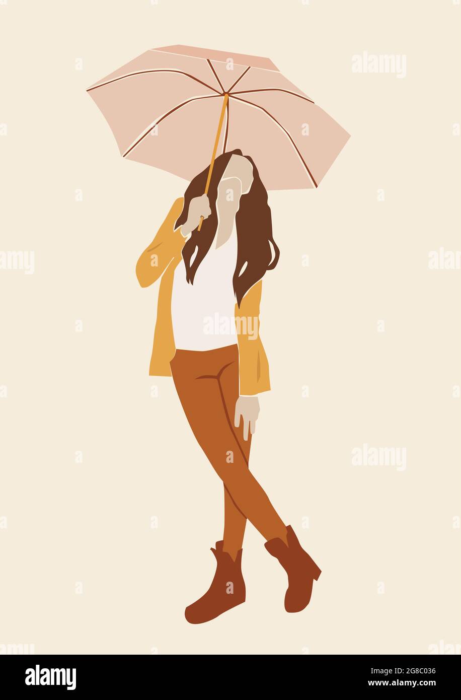 Autumn abstract illustration Stock Vector