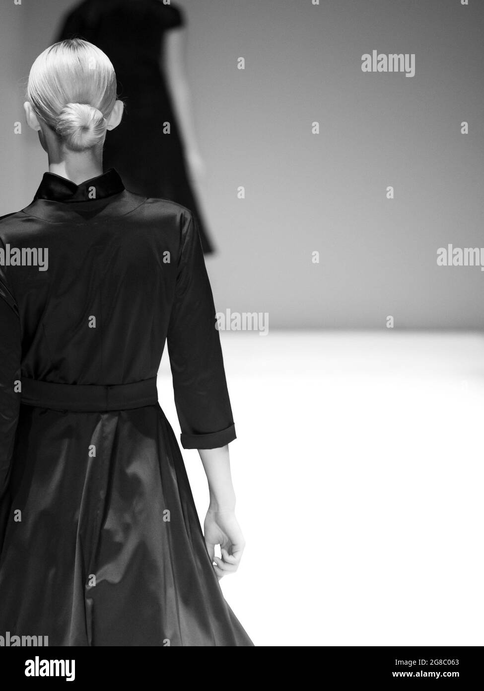 Milan runway show Black and White Stock Photos & Images - Alamy