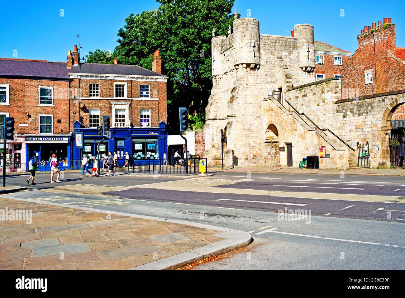 Bootham Bar, York, England Stock Photo Alamy
