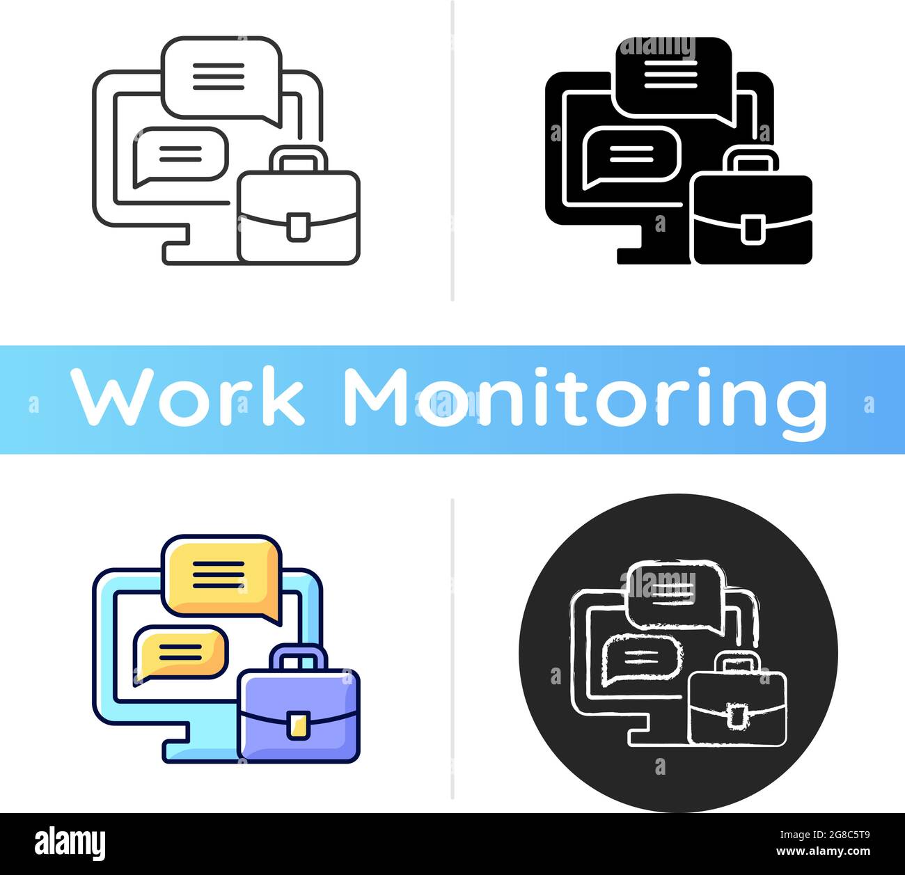 Workplace chat icon Stock Vector Image & Art - Alamy