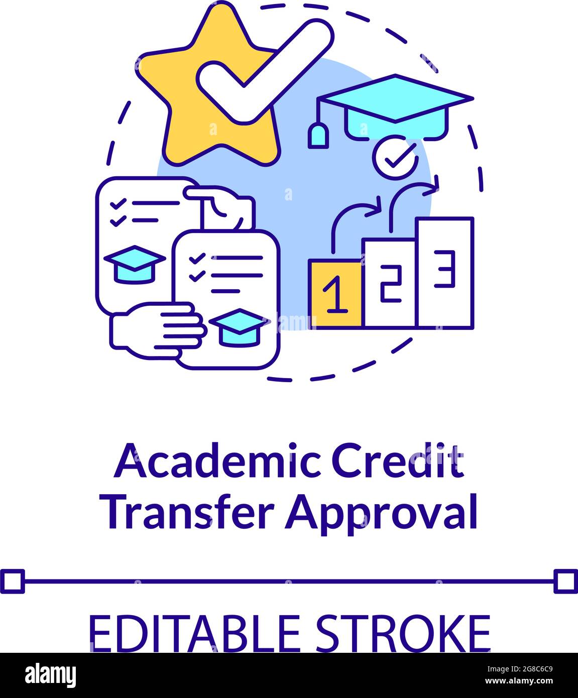 Transfer approval Stock Vector Images Alamy