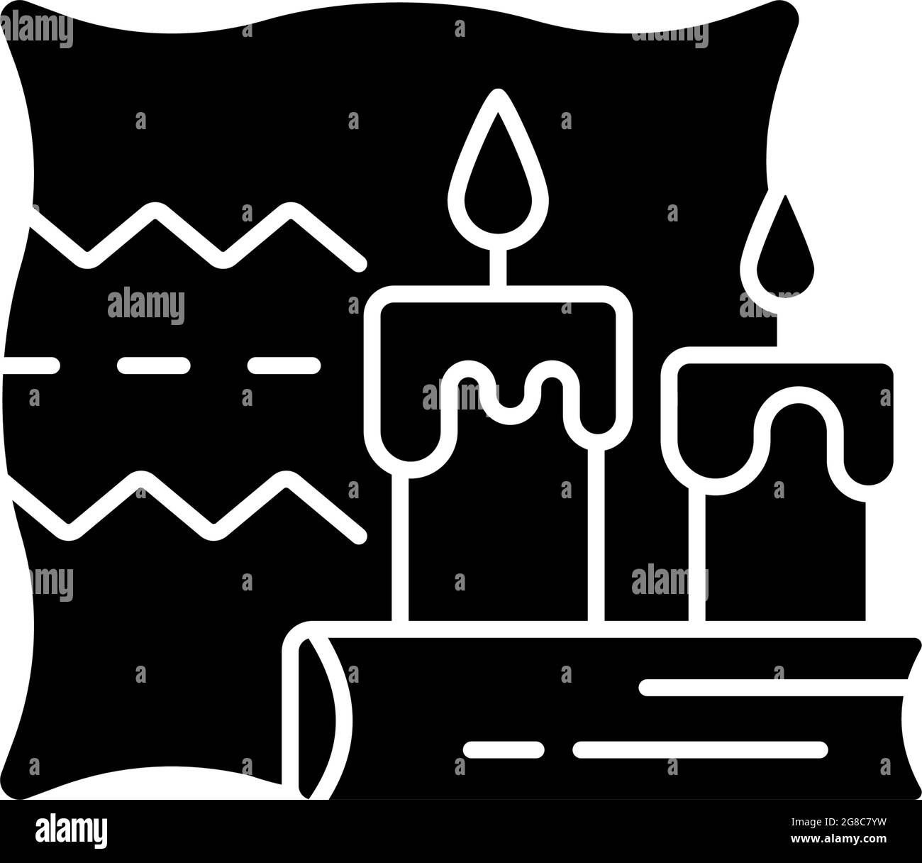 Hygge black glyph icon Stock Vector Image & Art - Alamy