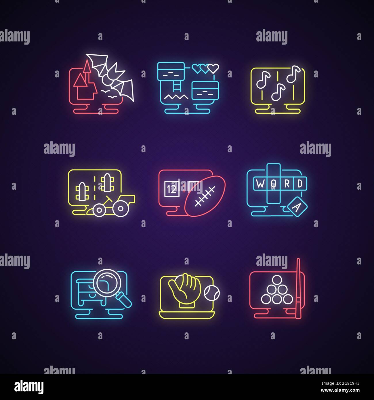 Network simulator Stock Vector Images - Alamy