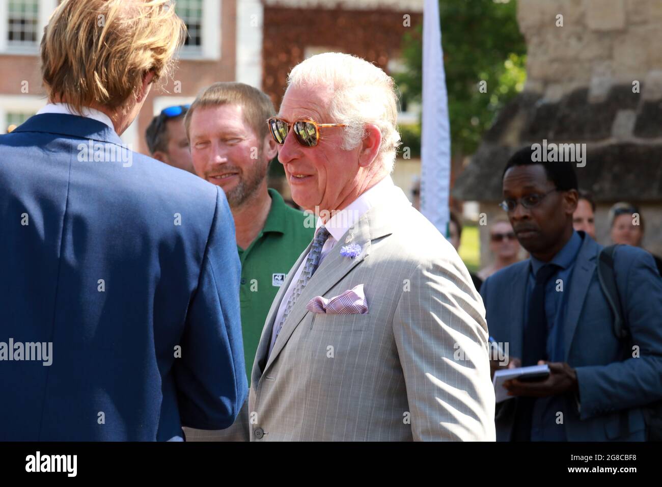 Exeter, Devon, UK. 19th July, 2021. His Royal Highness The Prince Of ...