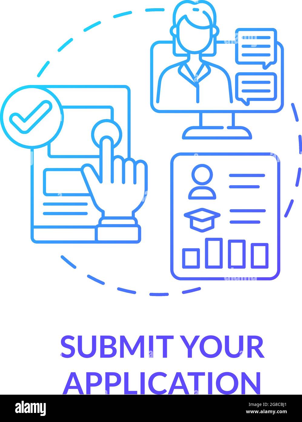 Submit Application Concept Icon Stock Vector Image Art Alamy submit-application-concept-icon-stock-vector-image-art-alamy