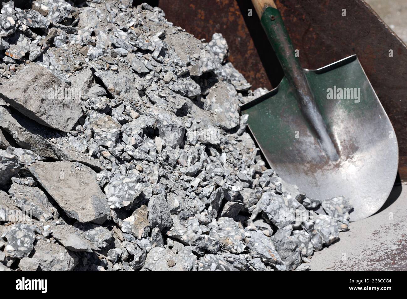 crushed stone paving